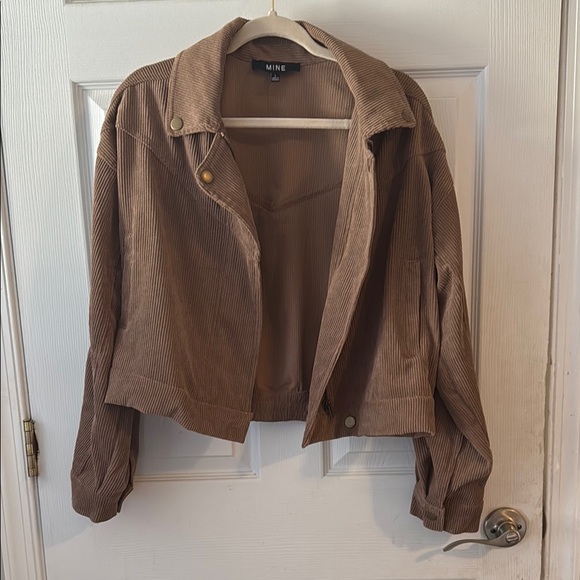 MINE Women's Brown Corduroy Jacket - Picture 1 of 1